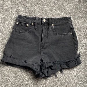 Madewell High Rise Denim Shorts